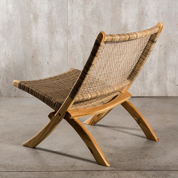 SILLA PLEGABLE TEKA Y ESTERILLA RELAX – Muebles y Sillones