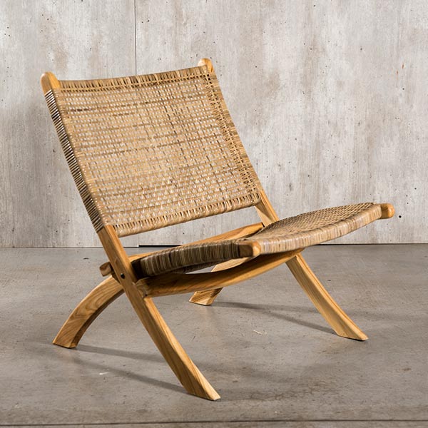 SILLA PLEGABLE TEKA Y ESTERILLA RELAX – Muebles y Sillones