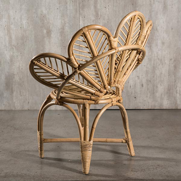 SILLARATANFLOR1 Muebles y Sillones